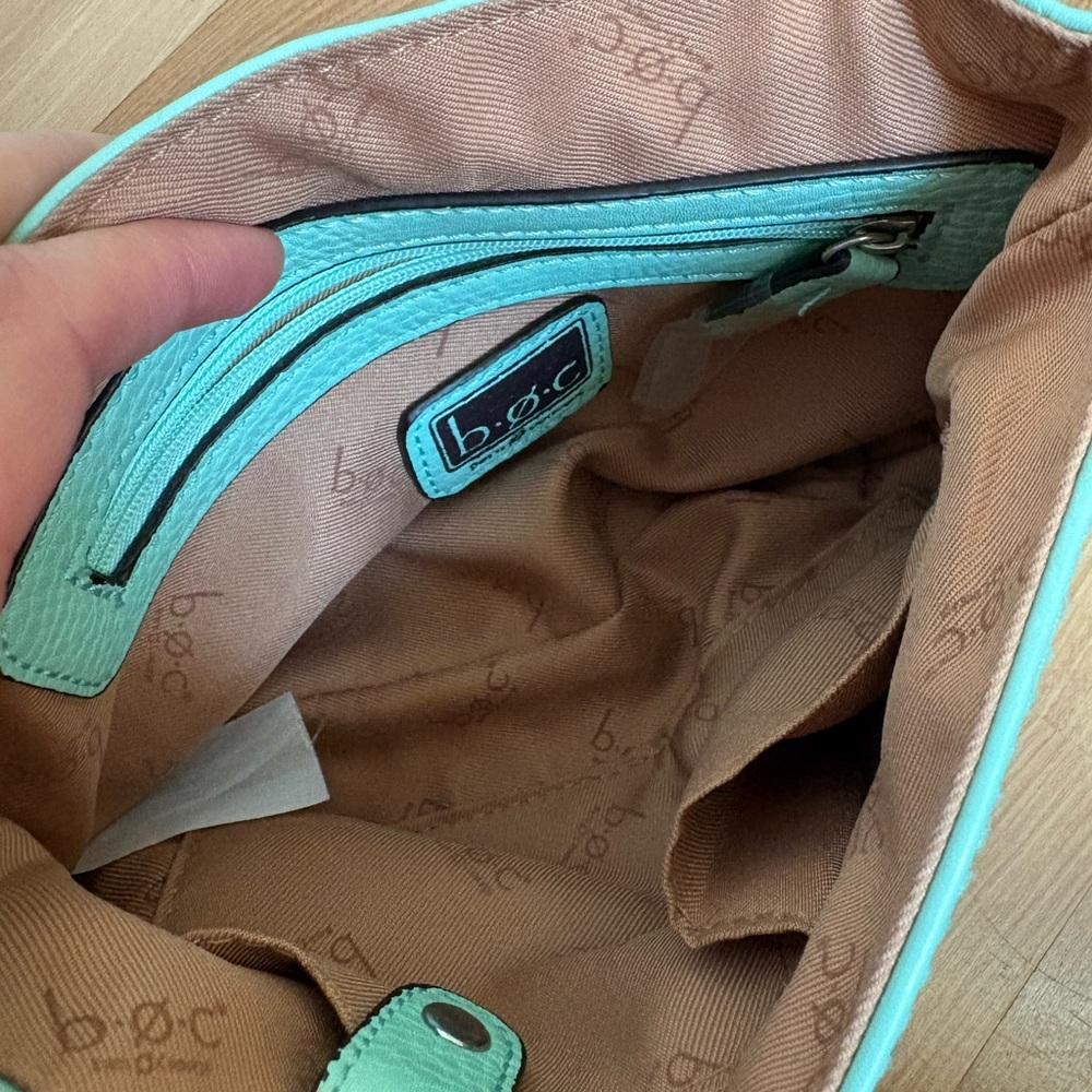 BOC Teal Leather Shoulder Bag - Picture 6 of 11